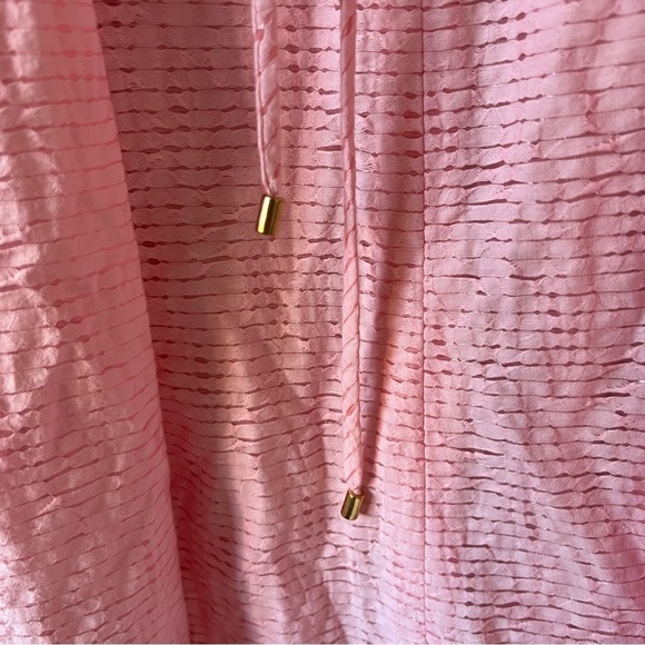 Pappagallo Pink Fit and Flare Sleeveless Waist Tie Barbiecore Dress- size 12 - Picture 11 of 13